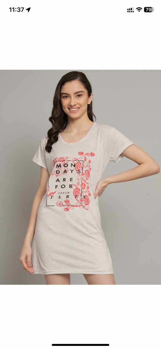 Women's Cotton Long Tshirt