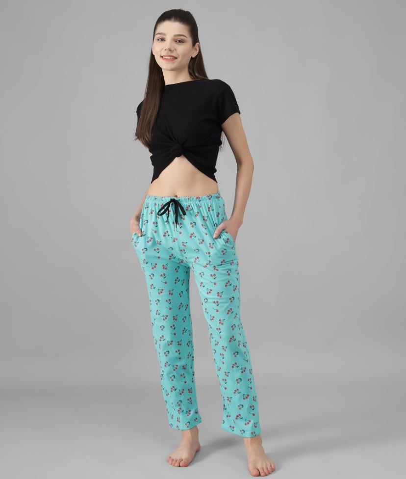 Women's Cotton Printed Pyjama