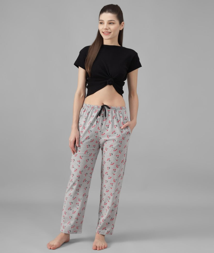 Women's Cotton Printed Pyjama