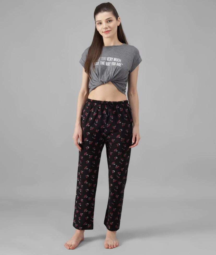 Women's Cotton Printed Pyjama