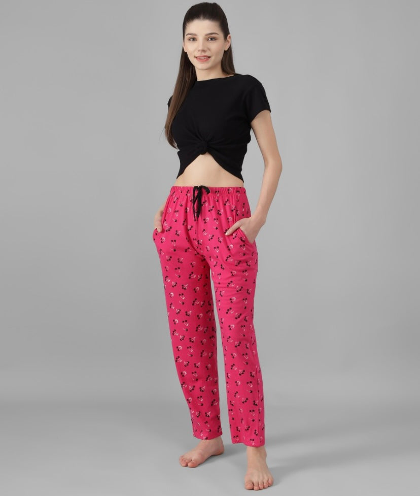 Women's Cotton Printed Pyjama